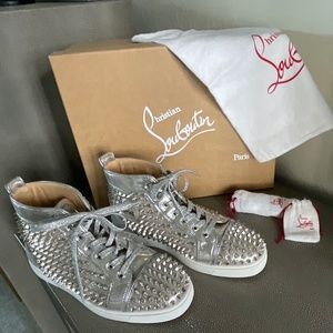 Christian Louboutin Louis Flat Laminato Dino Sneaker